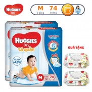 Combo 2 Tã quần Huggies Pants Super Jumbo M74/L68/XL62/XXL56